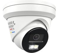 Anpviz 8MP IP PoE Camera, Strobe Light and Audio Alarm, Metal Turret 4K Security Camera Outdoor, 2 Way Audio, Smart Color Night Vision, Human/Vehicle Detection, IP67 Waterproof, 2.8mm Lens (H Series)