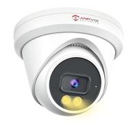 Anpviz 8MP PoE IP Camera, Built-in Mic, 512GB SD Slot, Security 4K Turret IP Camera Outdoor Indoor, Smart Color Night Vision 100ft, Human & Vehicle Detection, NDAA Compliant (U Series)