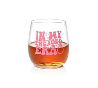 ANPXUWU In My Engaged Era Wine Glass - Fiancee Gift for Women - Engagement Gifts for Her - Future Mrs and Bride to Be - Boyfriend and Girlfriend Engagement Party Gift (color2)
