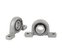 ANQECAJH 2PCS KP003 17mm Dia Drill Hole Self Vertical Mounted Flange Bearing Pillow Block