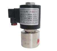 ANQECAJH 300bar 30MPa 2 Way nitrogen high Pressure Solenoid Valve 1/4 24V Orifice 1mm SS304 DN1 Normally Close(45665,NPT-DC24V)