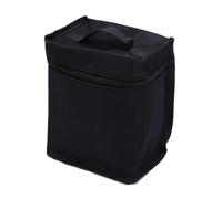 ANQKYO 1PSC Large Capacity Zipper Black Folding Art Markers Zipper Canvas Storage Pencil Bag Hold 36/48/60/80Pcs Markers Pen for Office(48Pcs)