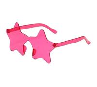 ANQKYO 20pcs Borderless Five-Pointed Star Sunglasses Candy Color Sun Glasses Outdoor Hip-hop Eyewear For Kids(Color 9)