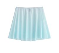 ANQKYO Ballet Dancer Pullover Gauze Skirt Elastic Belt Gradient Short Skirt Gymnastics Practice Skirt Adult Ballet Lyric Skirt For Adult Girls(Sky blue)