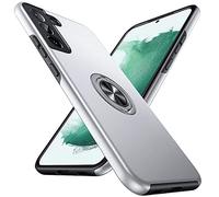 Anqrp Hidden Series Galaxy S22 Plus 5G Case, Military Shockproof Swivel Kickstand Built-in Magnetic Multi-layer Protection Rugged Case for Samsung Galaxy S22 Plus, Silver