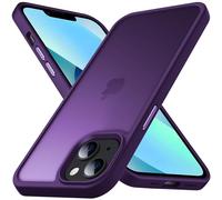 Anqrp Zero Series Case for iPhone 12 Mini, Minimalist Translucent Matte Thin Protective Case, Military Shockproof Slim Mobile Phone Case for iPhone 12 Mini with Silicone 5.4 Inches, Purple