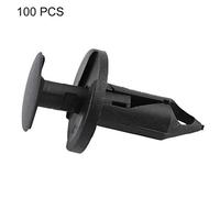 ANR2224 Auto Bumper Wheel Arch Rivets Clips Premium Quality Durable Plastic Replacement Parts for 20Pcs 50Pcs 100Pcs 200Pcs Black (One hundred packs)