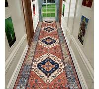 ANram Carpet, Carpet Runner 100cm 1.5m 2m 250cm 300cm 4m 5m 6m Extra Long Carpets, Non Slip Washable Long Carpet Runner Kitchen Hall Stairs Narrow Runner Rug with Non Slip Backing,0.6m x 1m