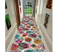 ANram Extra Long Hallway Runner Rug Non Slip Washable Carpet,0.6m x 1.5m