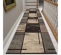 ANram Retro Style Runner Rug - Washable, Non-Slip Multi-Length Carpet for Hallway, Entryway, and Kitchen Floor,1m x 2m