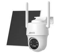 ANRAN 4G LTE Cellular Solar Security Camera PTZ Battery Energy Wireless Outdoor