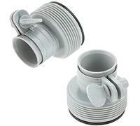 Anreixx 1.25" to 1.5" Type B Hose Adapters Compatible with Intex Pool, Hose Conversion Adapters B Kit to Upgrade Filter Pumps and Saltwater System (2 Pack)