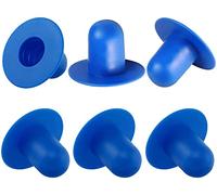 Anreixx Pool Wall Plugs Replacement, Above Ground Pool Fitting Filter Pump Plugs Strainer Hole Plug Stopper Compatible with Intex and Bestway, 6 Pieces