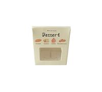 Anrher 50pcs Miniature Bread Bag Cake Boxes Sets for Dollhouse Accessories Mini Kitchen Dessert Store