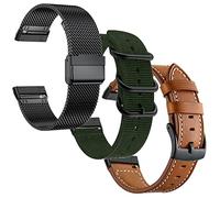 Anrir for Fitbit Versa 4 Bands, Replacement Watch Strap for Fitbit Versa 4/ Versa 3, Fitbit Sense 2/Sense Bands for Women Men-3 Pack