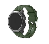 Anrir Watch Bands for Vivoactive 3, 20 mm Soft Silicone Replacement Bands for Garmin Vivoactive 3 / Garmin Forerunner 645 Music/Galaxy 42 mm/Galaxy Watch 3 41 mm Smart Watch, Green (Army Green), 20