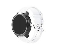 Anrir Watch Bands for Vivoactive 3, 20 mm Soft Silicone Replacement Bands for Garmin Vivoactive 3 / Garmin Forerunner 645 Music/Galaxy 42 mm/Galaxy Watch 3 41 mm Smart Watch, White/Opulent Garden, 20