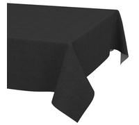 ANRO Washable Tablecloth Anthracite Linen Look Rectangular 300 x 140 cm - Garden Tablecloth Indoor Outdoor Water-Repellent Dirt-Repellent Easy Care Cut Edge