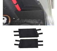 ANROI 2Pcs Car Rear Trunk Organizer Side Divider for Skoda Octavia Mk2 Mk3 Mk4 Sedan 2005-2021, Car Boot Organiser Partition Tool Storage Box Vehicle Rear Side Baffle Black Accessories