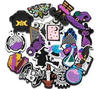 Anroong Halloween Shoe Charms Scary Shoe Decoration Charms for Adults Teens Girls Boys Party Gifts Accessories Charms 45 PCS & 21PCS (witch-charms)