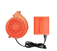 Anroong Upgraded Mini Blower Fan for Inflatable Costume Battery Case for Blow Up Halloween Costume (Orange