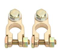 Anruyi 2 PCS M8 Car Battery Terminals - Quick Release Round Post Clamp Connectors