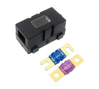 ANS-H 1-Way Fuse Holder ANS-8 20A - 175A 200A Safety Plate Base Car Box Bolt Type 1/2Pcs(150A,O type Fuse x 2pcs)