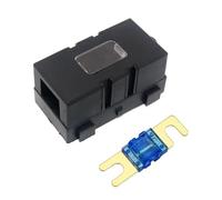 ANS-H 1-Way Fuse Holder ANS-8 20A - 175A 200A Safety Plate Base Car Box Bolt Type 1/2Pcs(50A,U Fuse and Holder)