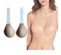ANSAIR Invisalift Bra,Invisilift Bra for Large Breast, Adhesive Lift Invisible Shoulder Strap Reusable, Stylish Adhesive Bras (Color : Style B, Size : C)