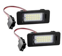 Ansbvgn For A1 For A4 B8 For A5 S5 For Q5 TT For A6 For A7 LED License Plate Light Error Free Canbus 6000K White 18-24 SMD 8T0943021 4G0943021