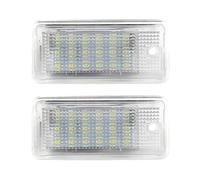 Ansbvgn For A3 For A4 S4 RS4 B6 B7 For A6 C6 S6 For A8 S8 For Q7 RS6 LED License Plate Light 18 SMD 5050 Canbus Error Free White 6000K