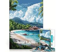 Anse Lazio Seychelles Beach Jigsaw for Teenagers1000 Pieces Think Sharper Stress Free Home Fun Christmas Idea (50x75cm)