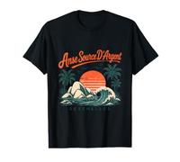 ANSE Source D Argent Seychelles Sunset Scene Value Graphic T-Shirt