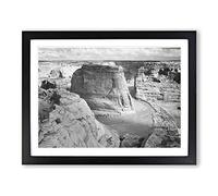 Ansel Adams Canyon de Chelly Arizona Photograph Framed Print Black A4