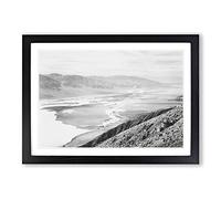 Ansel Adams Death Valley Framed Print | A2 Oak Framed Wall Art | Ready to Hang | Modern Landscape Picture | Living Room Bedroom Lounge Office
