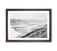 Ansel Adams Death Valley Framed Print | A2 Walnut Framed Wall Art | Ready to Hang | Modern Landscape Picture | Living Room Bedroom Lounge Office