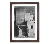 Ansel Adams Mesa Verde National Park in Colorado Framed Print | A2 Walnut Framed Wall Art | Ready to Hang | Modern Nature Picture | Living Room Bedroom Lounge Office
