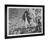 Ansel Adams North Dome Kings River Canyon California Framed Print A2 Black