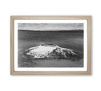Ansel Adams The Fishing Cone-Yellowstone Framed Print | A2 Oak Framed Wall Art | Ready to Hang | Modern Nature Picture | Living Room Bedroom Lounge Office
