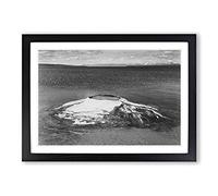 Ansel Adams The Fishing Cone-Yellowstone Framed Print | A2 Oak Framed Wall Art | Ready to Hang | Modern Nature Picture | Living Room Bedroom Lounge Office