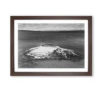 Ansel Adams The Fishing Cone-Yellowstone Framed Print | A2 Walnut Framed Wall Art | Ready to Hang | Modern Nature Picture | Living Room Bedroom Lounge Office