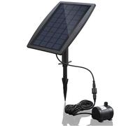 Anself Solar Water Pump, 9V 2.5W Power Panel Pump Landscape Pool Garden Fountains Pluggable Fountain