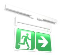 Ansell AADL/P3/3M/W Adler Three Circuit Exit Sign ST White