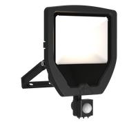 Ansell ACAE50/1/WW/B/PIR Calinor EVO LED Floodlight PIR Warm White 3000K 50W Black