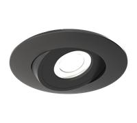 Ansell AERGO/1/BK Ergo Eco CCT Adjustable 4W IP44 LED Downlight Black 3000K/4000K/6500K
