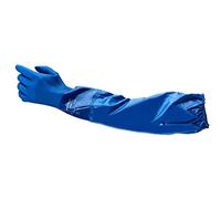 Ansell AlphaTec 23-201 Work Gloves in PVC, Food Approved, Dexterity and Flexibility at Low Temperatures, Dipped Rough Finish for Enhanched Grip, Size 8/M (6 Pairs)