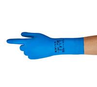 Ansell AlphaTec 79-700 Thin Nitrile Reusable Gloves, Multi-Purpose Work Gloves, Food Handling, Chemical Resistant, Light Duty Protection, Silicone & Latex Free, Blue, Size S (1 Pair)