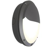 Ansell ALUCLED/G/SM3/PC Lucca LED CCT Grey - 18W/28W EM Self-Test PC