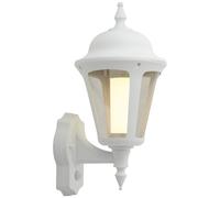 Ansell ALWLLED/PIR/WH Latina LED PIR Wall Lantern - White