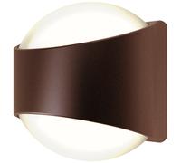 Ansell AMISACU/RU/WW Misano Curve IP65 Bi-Directional Wall Light 3000K Rust